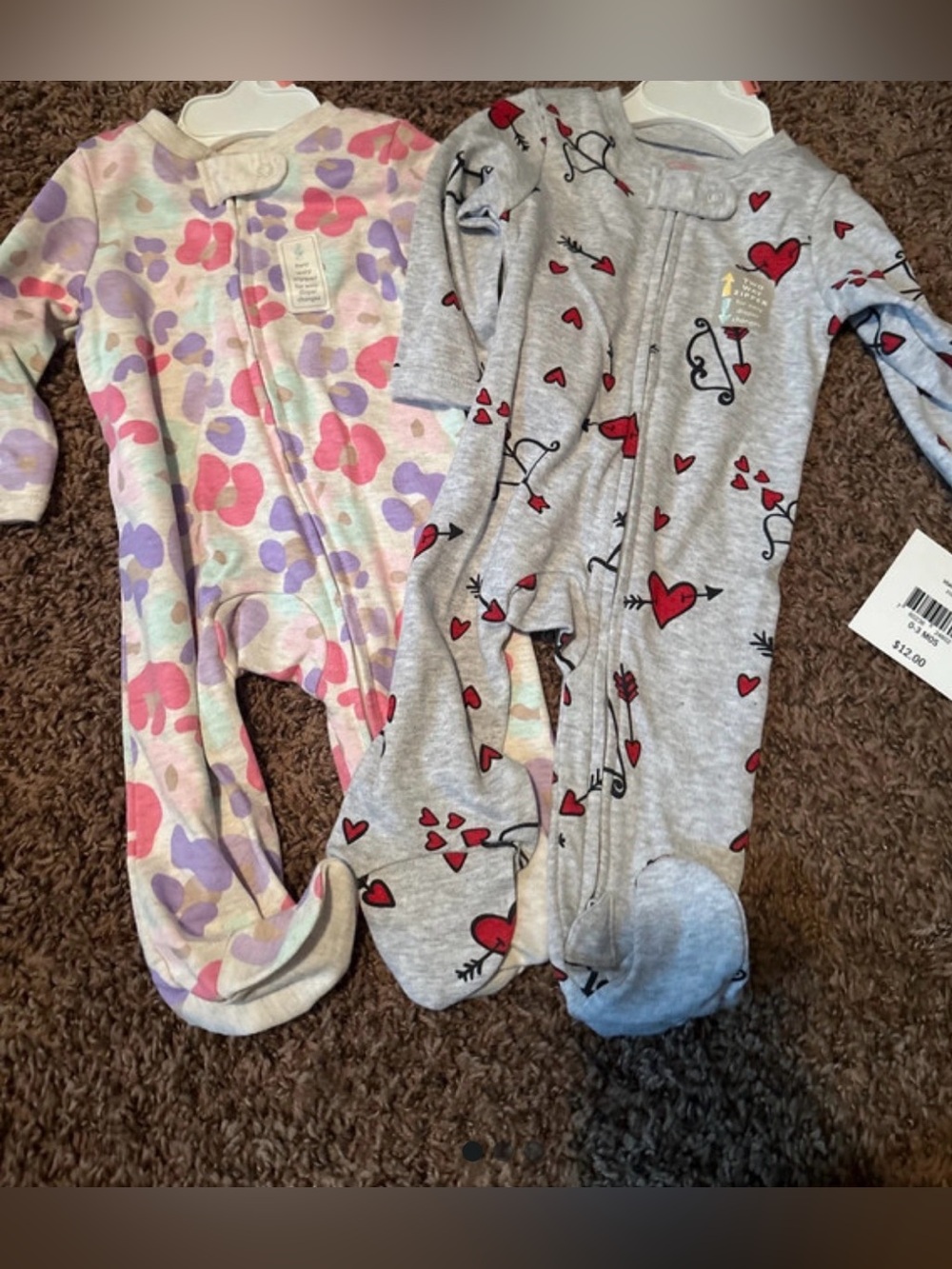 Two NWT 0-3 months sleepers